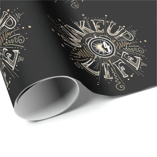 Inspirerend OPHEFFING 4 LIFE-citaatillustratie Cadeaupapier (Rol Hoek)