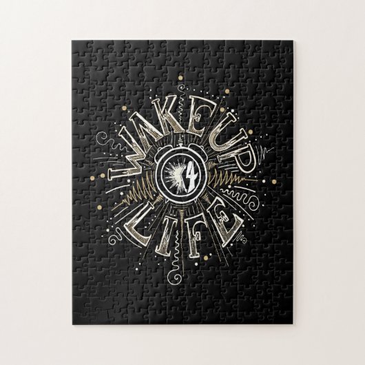 Inspirerend OPHEFFING 4 LIFE-citaatillustratie Legpuzzel (Verticaal)