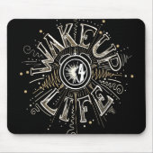 Inspirerend OPHEFFING 4 LIFE-citaatillustratie Muismat (Voorkant)