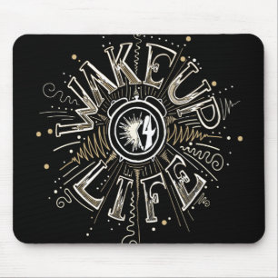 Inspirerend OPHEFFING 4 LIFE-citaatillustratie Muismat