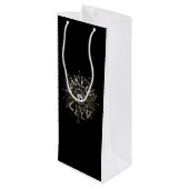 Inspirerend OPHEFFING 4 LIFE-citaatillustratie Wijn Cadeautas (Achterkant Gekanteld)