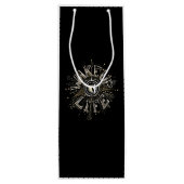 Inspirerend OPHEFFING 4 LIFE-citaatillustratie Wijn Cadeautas (Achterkant)