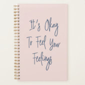 Inspirerend opvulling Positiviteitscijfer in Blush Planner (Voorkant)