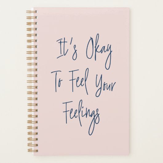 Inspirerend opvulling Positiviteitscijfer in Blush Planner (Voorkant)