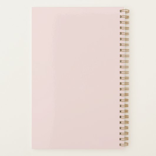 Inspirerend opvulling Positiviteitscijfer in Blush Planner (Achterkant)
