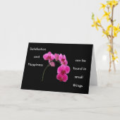 Inspirerend Orchid Kaart (Gele Bloem)