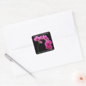 Inspirerend Orchid Vierkante Sticker (Envelop)
