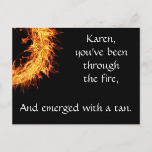 Inspirerend overlevingsbericht briefkaart