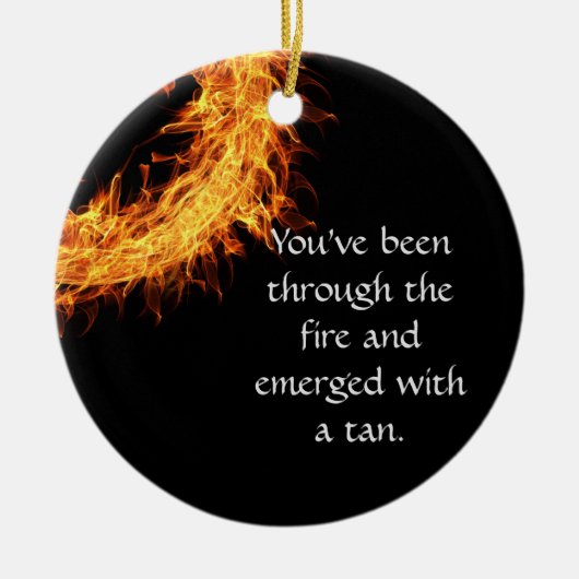 Inspirerend overlevingsbericht keramisch ornament (Voorkant)