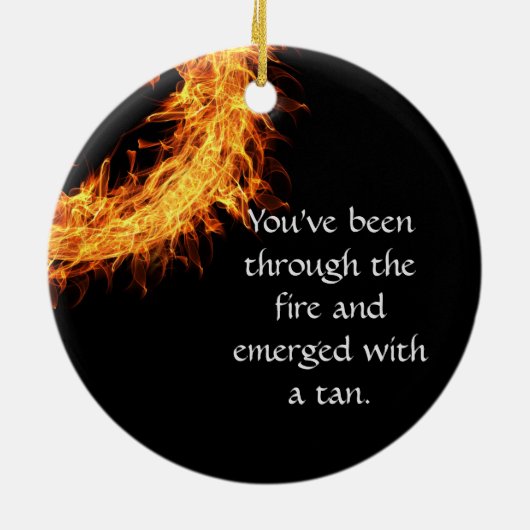 Inspirerend overlevingsbericht keramisch ornament (Achterkant)