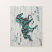 Inspirerend paard Jigzaag Puzzle Legpuzzel (Verticaal)