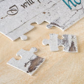 Inspirerend paarden legpuzzel (Zijkant)