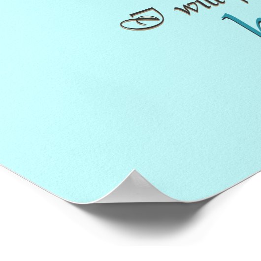 Inspirerend paarden poster (Hoek)