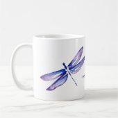 Inspirerend Paarse dragonfly-Mokken | Unieke cadea Koffiemok (Links)