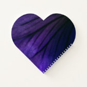 Inspirerend paarse macrofoto's van de stroomafneme notitieboek (Achterkant)