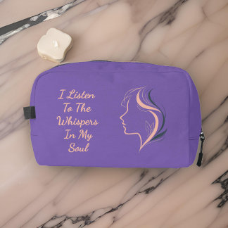 Inspirerend Paarse Reistas - Luister naar mijn zie Toilettasje
