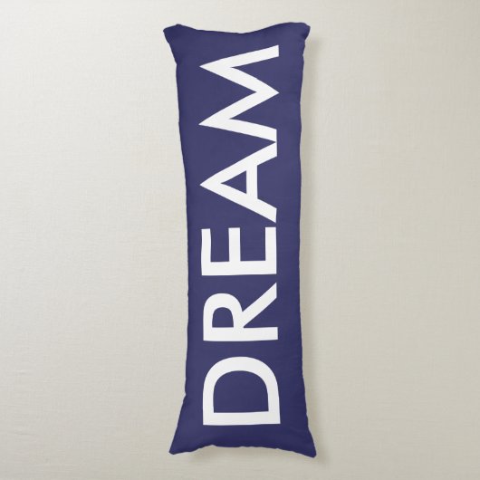 Inspirerend Paarse Witte Dream Lichaamskussen (Voorkant Verticaal)