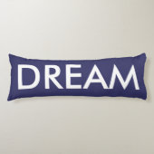 Inspirerend Paarse Witte Dream Lichaamskussen (Voorkant)