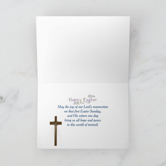 Inspirerend paaseieren feestdagen kaart (Binnen)