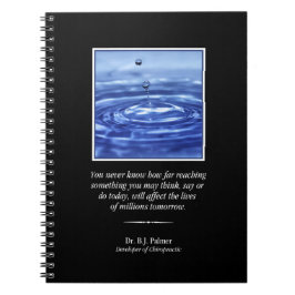 Inspirerend Palmer Quote Chiropractic Notebook Notitieboek