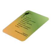 Inspirerend pandemisch gedicht 1919 magneet (Linkerzijde)