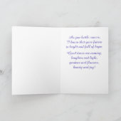 Inspirerend Pansy Cancer Support Kaart (Binnen)