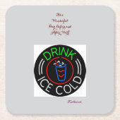 Inspirerend papieren Onderzetter (Voorkant)