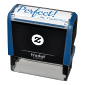 Inspirerend "Perfect!" + Aangepaste aanspreeknaam Zelfinktende Stempel (Product)