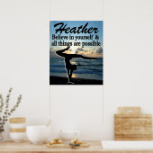 INSPIREREND PERSONALIZED GYMNASTICS POSTER (Keuken)