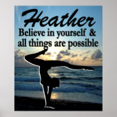 INSPIREREND PERSONALIZED GYMNASTICS POSTER (Voorkant)