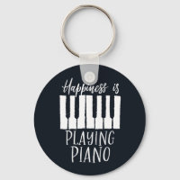 Inspirerend Pianist Happiness speelt piano