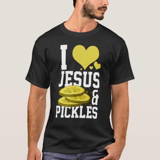 Inspirerend Pickle rooms-katholieke gebeden Christ T-shirt (Voorkant)