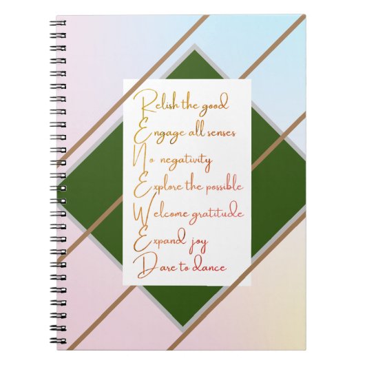 Inspirerend Planner Notitieboek (Voorkant)