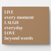 Inspirerend plaque fotoplaat (Voorkant)