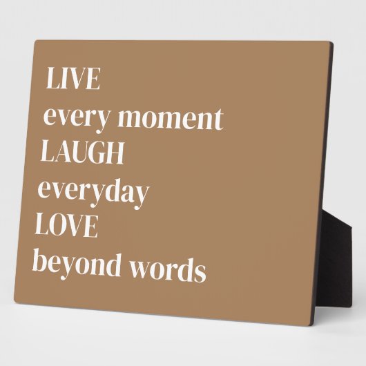 Inspirerend plaque fotoplaat (Zijkant)