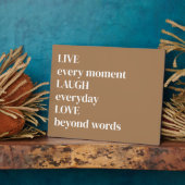 Inspirerend plaque fotoplaat (Zijkant)