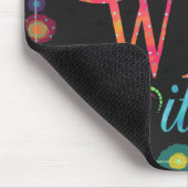 Inspirerend plezier Het is wat het is Muismat (Hoek)