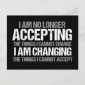 Inspirerend politieke activist wijzig citaat briefkaart (Voorkant)