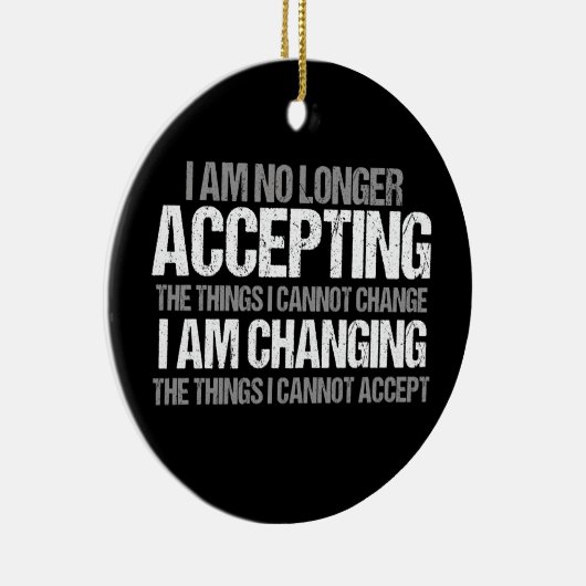 Inspirerend politieke activist wijzig citaat keramisch ornament (Rechts)