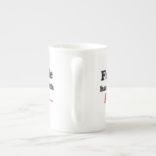 Inspirerend Porselein Kop (Achterkant)