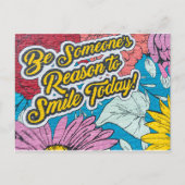 Inspirerend positief briefkaart (Voorkant)