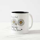 Inspirerend positief Gezegde/publiciteit Tweekleurige Koffiemok (Voorkant rechts)