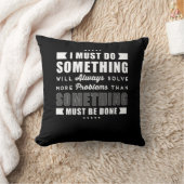 Inspirerend positief Motivatie Gezegde Kussen (Deken)