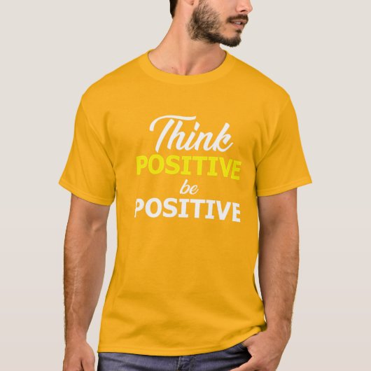 Inspirerend positief T-shirt (Voorkant)