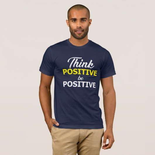 Inspirerend positief T-shirt (Voorkant volledig)