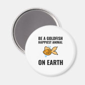 Inspirerend positief voor goudvis magneet (Voorkant / Achterkant)