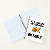 Inspirerend positief voor goudvis notitieboek (Binnen)