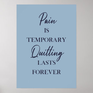 Inspirerend positieve bevestigende muur kunst poster