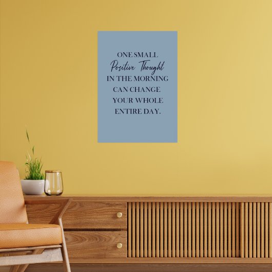 Inspirerend, positieve bevestigende muur poster (Woonkamer 2)