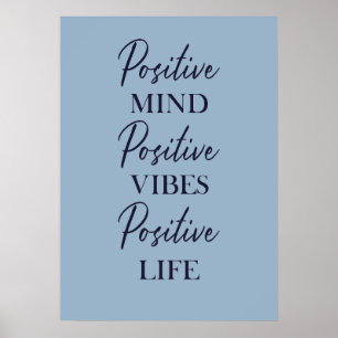 Inspirerend, positieve bevestigende muur poster
